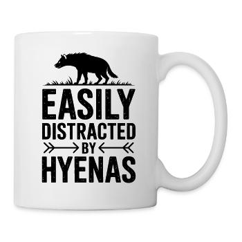 Paroles de la hyène Cadeau drôle de hyène - Mug blanc - blanc - Droite