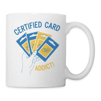 Pack d’extension de cartes à collectionner Certified Card Addict - Mug blanc - blanc - Droite