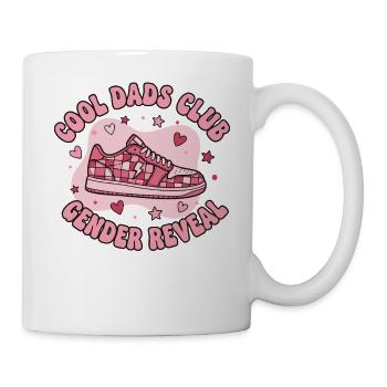 Gender Reveal Cool Dads Club Mom Dad Team Girl - Mug - white - Right