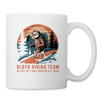  Faultier Wanderteam Wir Kommen An Wenn Wir - Tasse - Weiß - Rechts