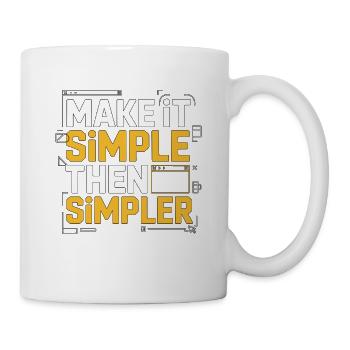 UX/UI Designer I Design Therefore Product Designer - Tasse - Weiß - Rechts