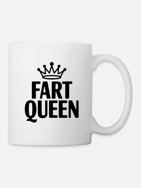 Furzkönigin - Tasse - Weiß
