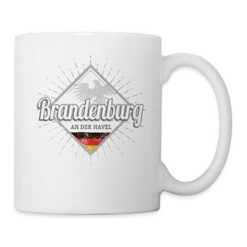Brandenburg an der Havel Stadt in Deutschland - Tasse - Weiß - Rechts