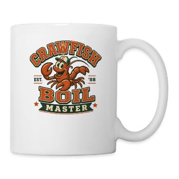 Écrevisses Écrevisses Maître Drôles Écrevisses - Mug blanc - blanc - Droite