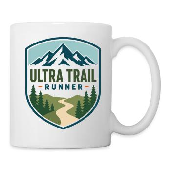 Ultra Trail Runner Mountain Shield - Tasse - Weiß - Rechts
