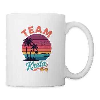 Team Kreta - Tasse - Weiß - Rechts