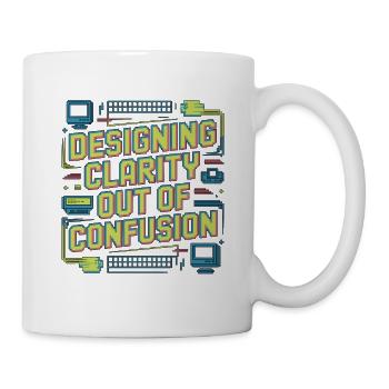 UX/UI Designer Designing Clarity Web Designer - Tasse - Weiß - Rechts