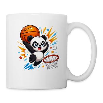 Powerful Panda Slam Dunk - Mug - white - Right