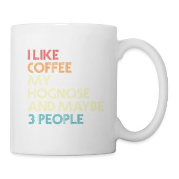 I Like Coffee Hognose and 3 People - Mug - white - Right