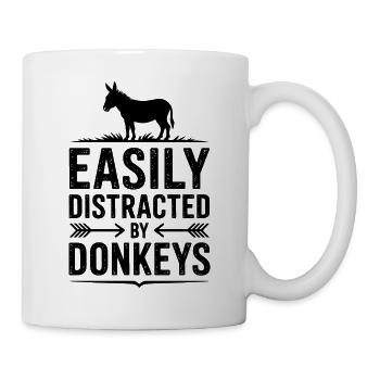Donkey Sayings Donkey Funny Donkey Gift - Mug - white - Right