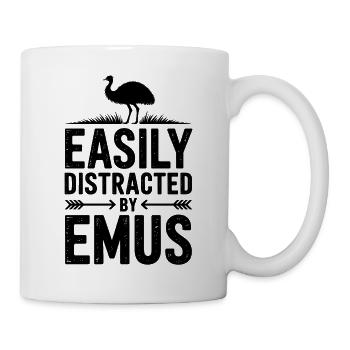 Emu Sayings Emu Funny Emu Gift - Mug - white - Right