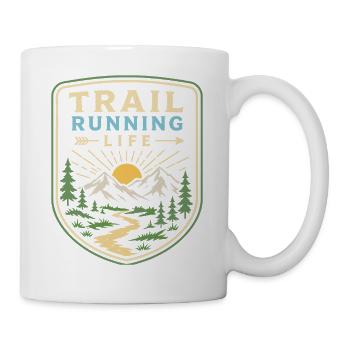 Trail Running Life - Mug - white - Right