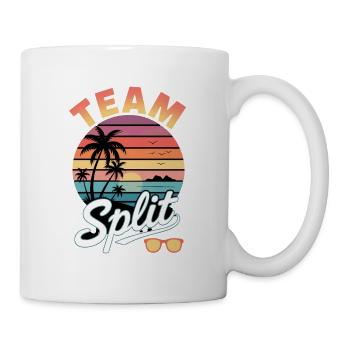Équipe Split Sunset Tropics - Mug blanc - blanc - Droite