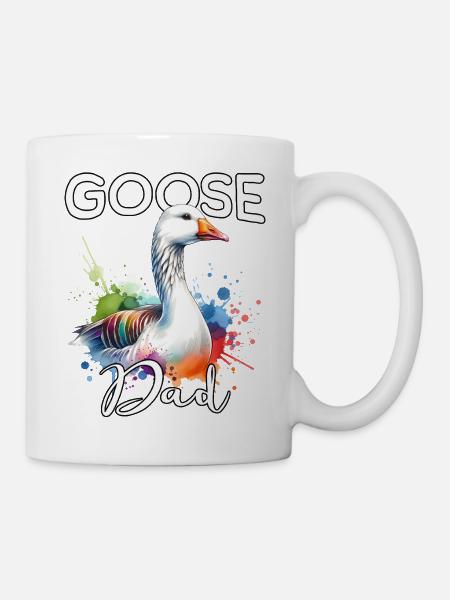 Gans Papa - Tasse - Weiß