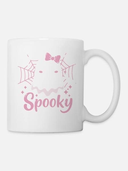 Spooky Ghost Halloween - Tasse - Weiß
