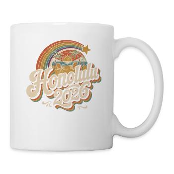 Honolulu 2026 Retro Tropics - Mug - white - Right