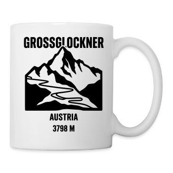 Großglockner Österreich - Tasse - Weiß - Rechts