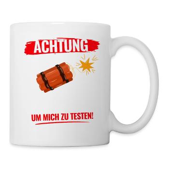 Heute solltest du mich besser nicht provozieren - Tasse - Weiß - Rechts