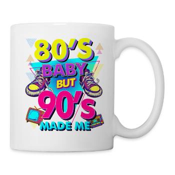 Bébé des années 80, les années 90 m’ont fait - Mug blanc - blanc - Droite