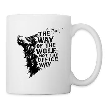 The Way of the Wolf Tee | Anti-Corporate Sovereign - Mug - white - Right
