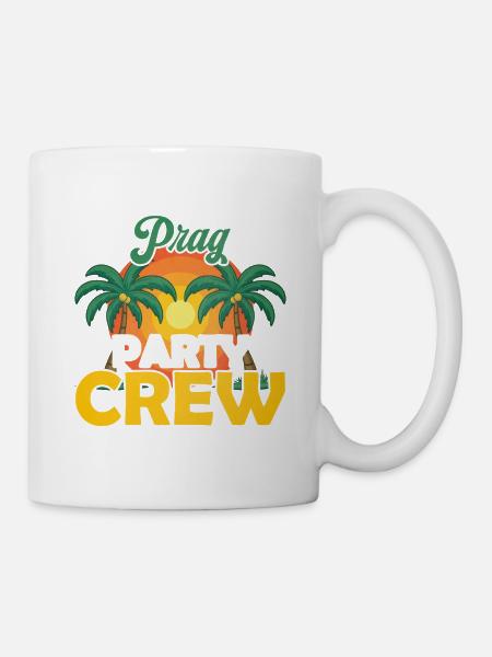 Prag Party Crew - Tasse - Weiß