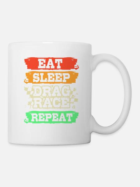 Drag Race - Tasse - Weiß