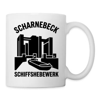 Scharnebeck Schiffshebewerk - Tasse - Weiß - Rechts