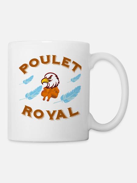 Brathähnchen-Adler-Kondor-Humor-Design - Tasse - Weiß