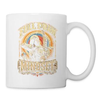 Mentalité de tir à l’arc Archer Full Draw - Mug blanc - blanc - Droite