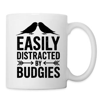 Budgie Sayings Joke Budgie Gift - Mug - white - Right