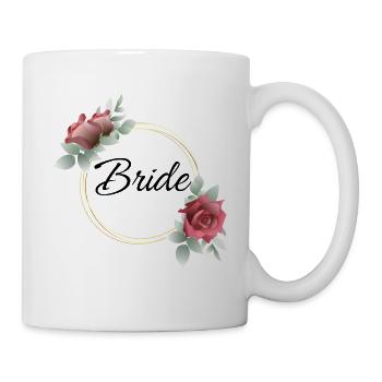 Junggesellinnen-Braut-Stil - Tasse - Weiß - Rechts