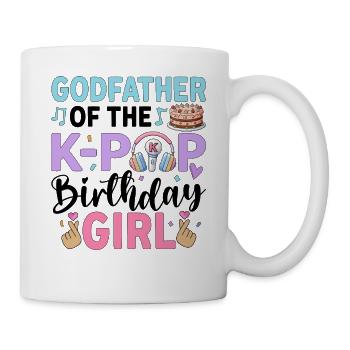 Godfather of The K-Pop Birthday Girl - Mug - white - Right