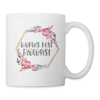 World's Best Biologist – Biologist Gift Thank You - Mug - white - Right