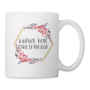 World's Best Civil Engineer – Thank You Gift - Mug - white - Right