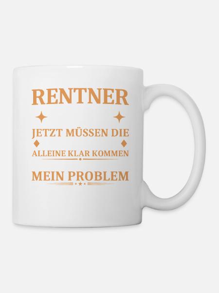 Rentner 2027 Lustiger Abschied Kollege - Tasse - Weiß