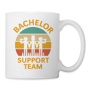 Bachelor Support Team (Stag Party / Sunset / 5C) - Mug - white - Right