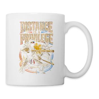 La distance d’Escrima Arnis est un privilège - Mug blanc - blanc - Droite