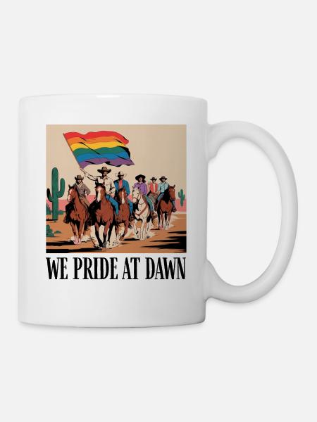 Pride Cowboy Rodeo Parade - Tasse - Weiß