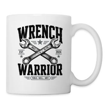 Wrench Warrior Mechanic Shirt - Mug - white - Right