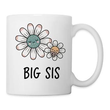 Révélation du sexe Baby shower Sœur Grande Sœur Maman - Mug blanc - blanc - Droite