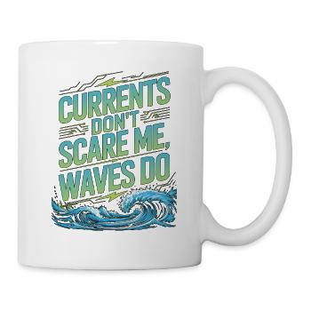 Marine Electrician Currents Don't Boat Electrician - Tasse - Weiß - Rechts