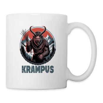  Krampus Alpenlegende Düsterer Weihnachtsdämon In - Tasse - Weiß - Rechts