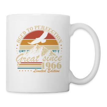 Original 1966 Jahrgang Vintage Geburtstagsgeschenk - Mug - white - Right