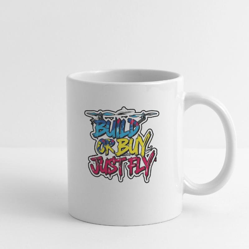 Baue oder kaufe Just Fly Drone Tee Tasse