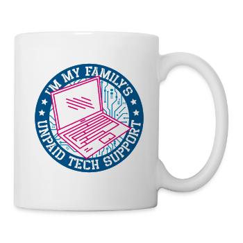 Family Tech Support Laptop - Mug - white - Right