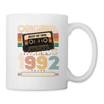 Cassette du 34e anniversaire Gift Man Best of 1992 - Mug blanc - blanc - Droite