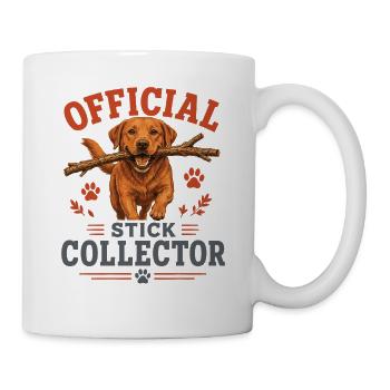 Fox Red Lab Stick Collector Shirt - Tasse - Weiß - Rechts