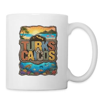 Souvenir of the Turks and Caicos Islands - Mug - white - Right