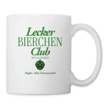 Lecker Bierchen Club - Tasse - Weiß - Rechts