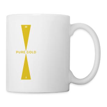 Backgammon | Or pur | Point d’Or - Mug blanc - blanc - Droite